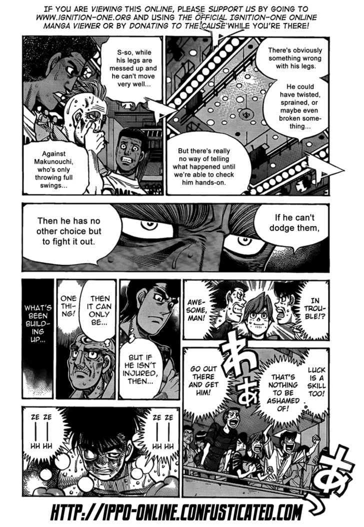 Hajime no Ippo Chapter 890 page 6 - Chapter 890 : The Wild Child Grounded