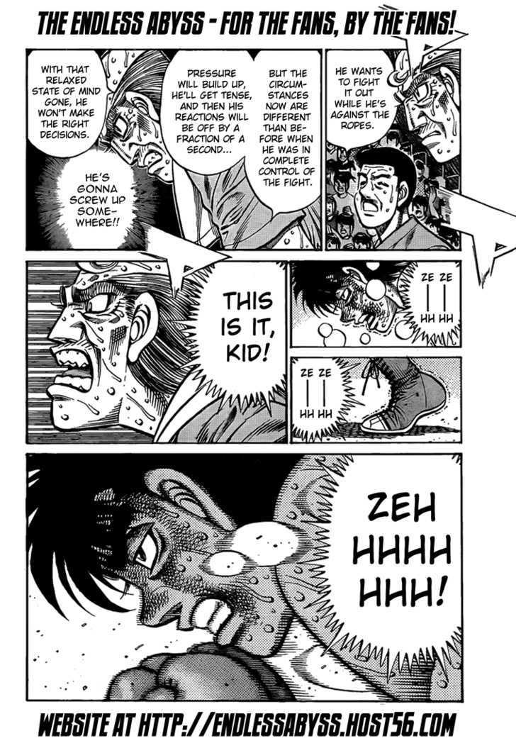 Hajime no Ippo Chapter 890 page 8 - Chapter 890 : The Wild Child Grounded