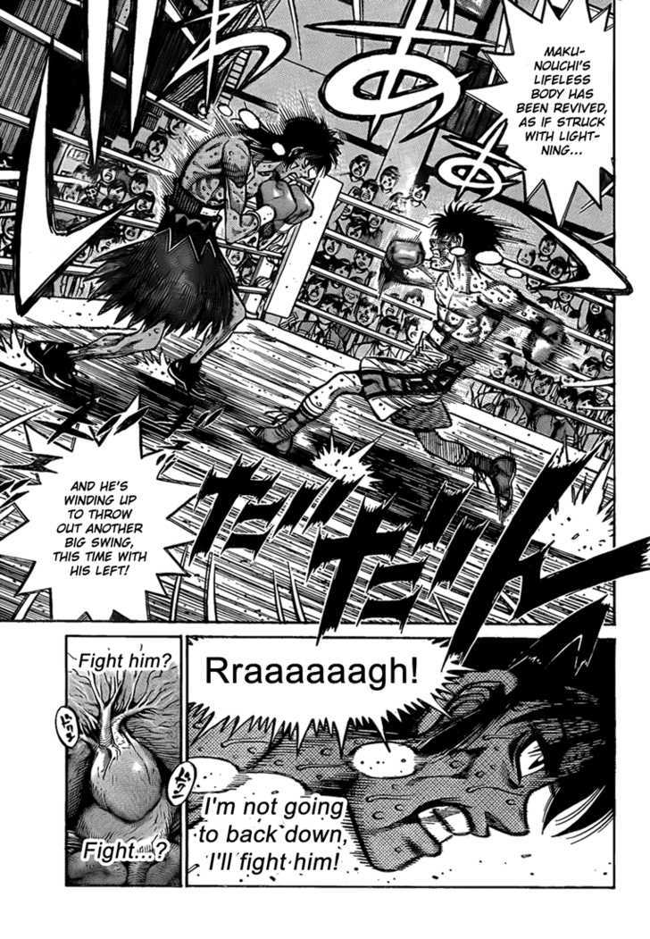 Hajime no Ippo Chapter 890 page 9 - Chapter 890 : The Wild Child Grounded