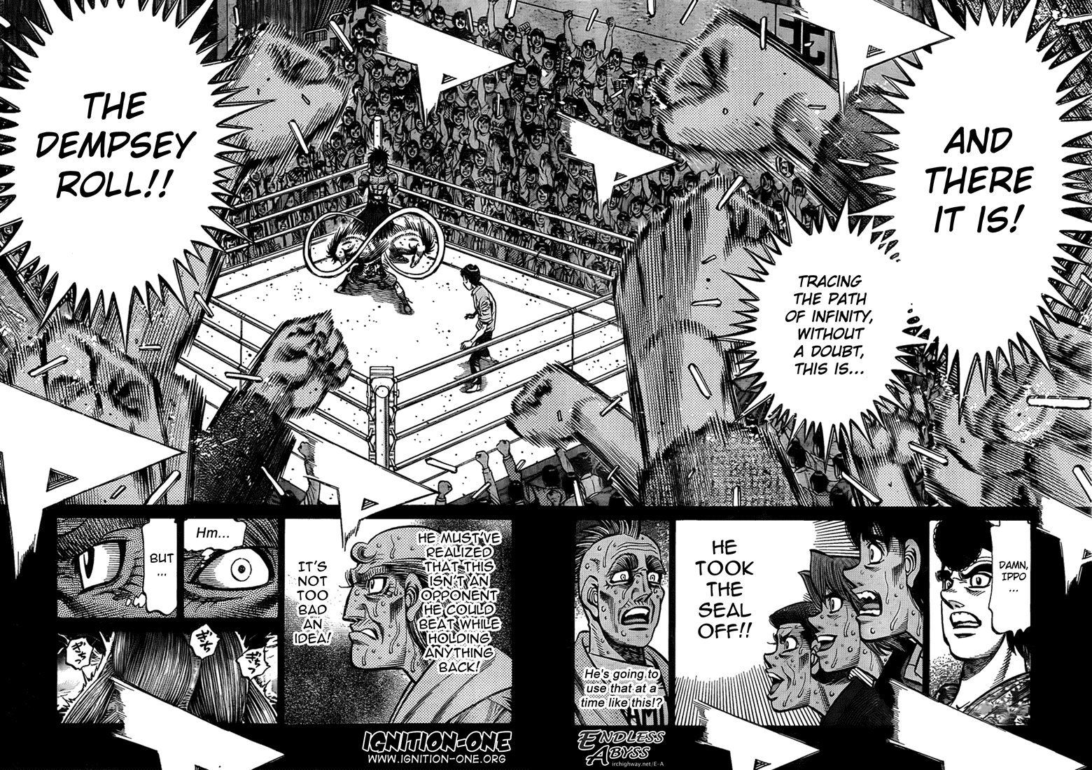 Hajime no Ippo Chapter 893.2 page 3 - Chapter 893 v2 : Trap vs. Infinity