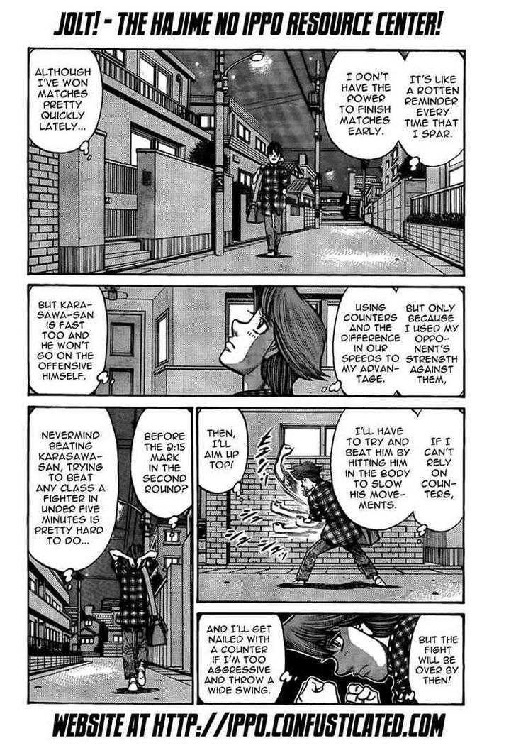 Hajime no Ippo Chapter 899 page 10 - Chapter 899 : The Goal:Makunouchi Ippo