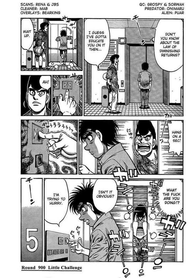 Hajime no Ippo Chapter 900 page 5 - Chapter 900 : Little Challenge
