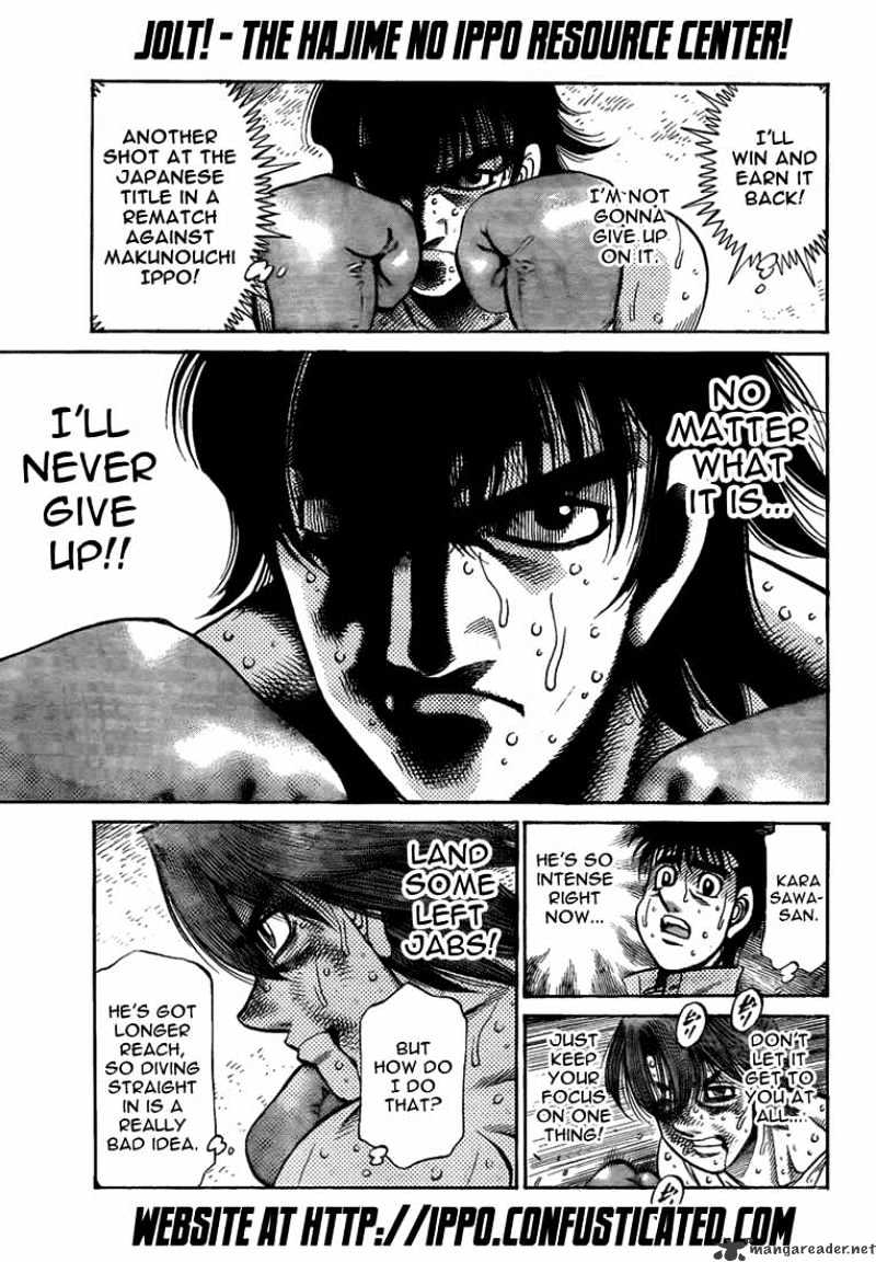 Hajime no Ippo Chapter 907 page 8 - Chapter 907 : The Genius Takes Flight