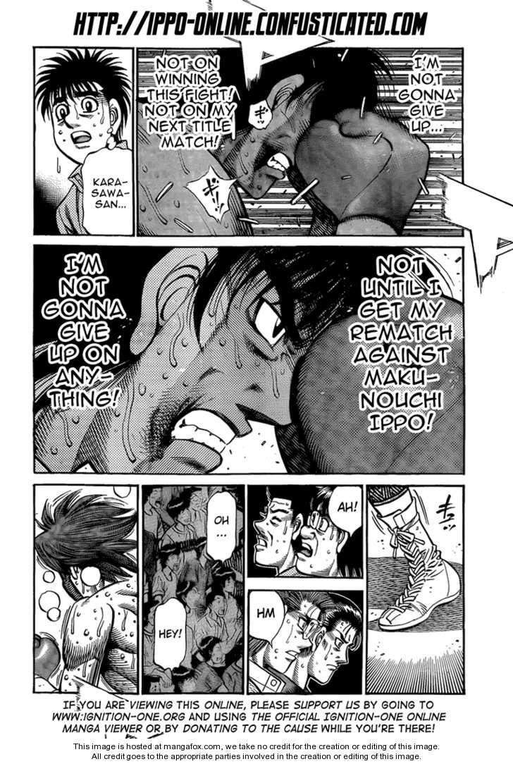Hajime no Ippo Chapter 910 page 2 - Chapter 910 : The Ecstasy of Progress