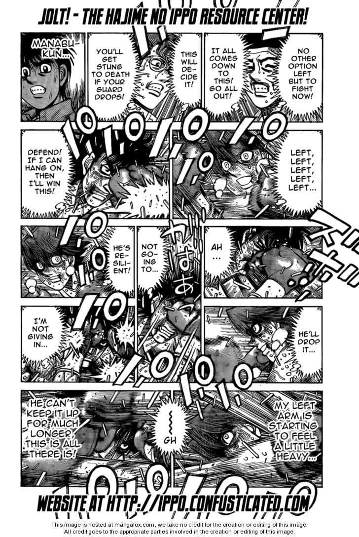 Hajime no Ippo Chapter 910 page 8 - Chapter 910 : The Ecstasy of Progress