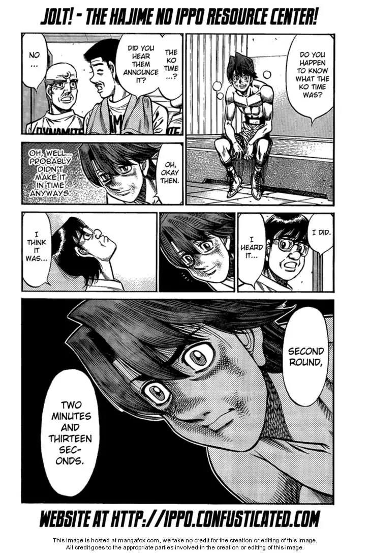Hajime no Ippo Chapter 911 page 10 - Chapter 911 : The Distance Between Them