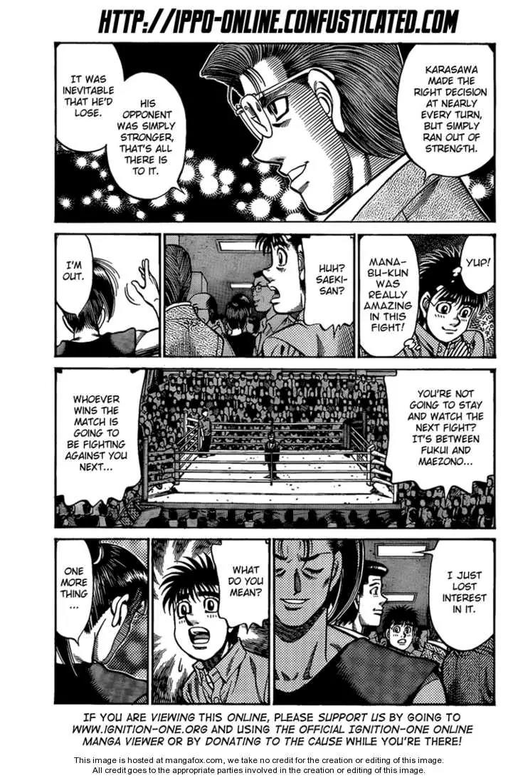 Hajime no Ippo Chapter 911 page 3 - Chapter 911 : The Distance Between Them