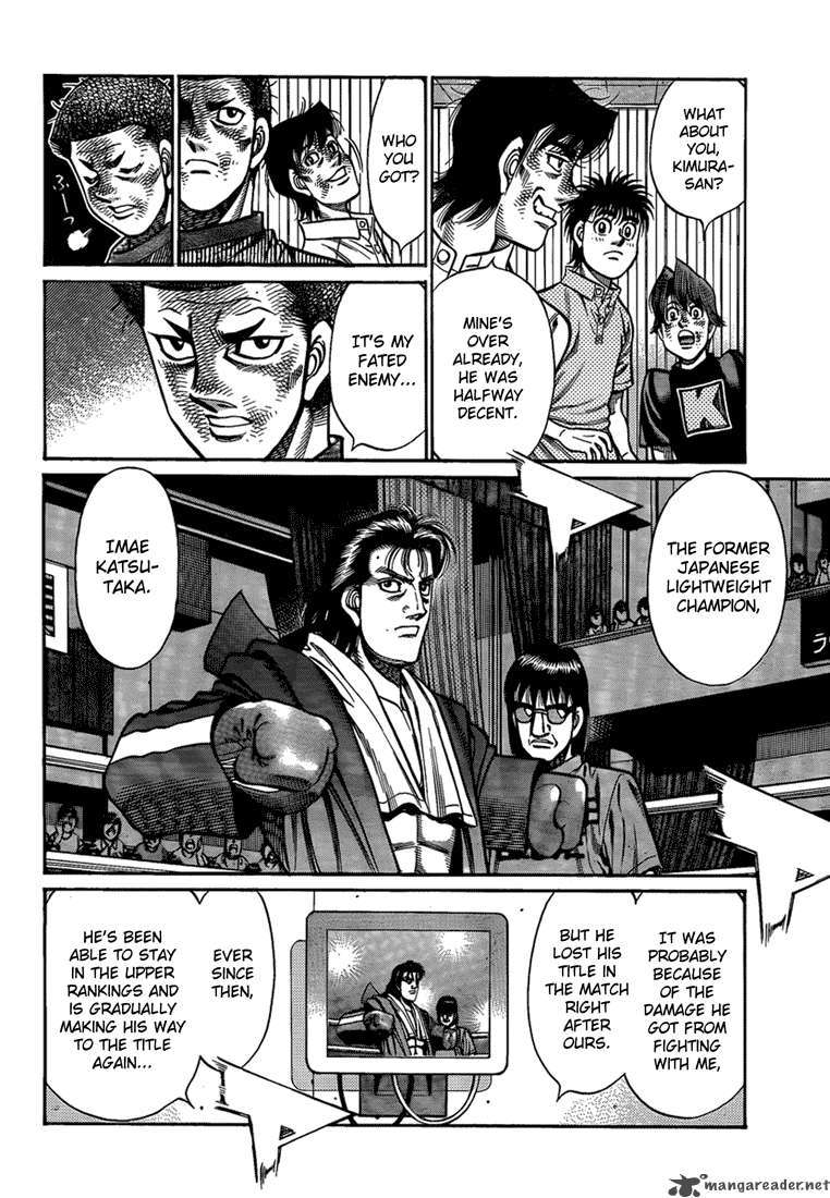 Hajime no Ippo Chapter 912 page 10 - Chapter 912 : An "Imposing" Reunion