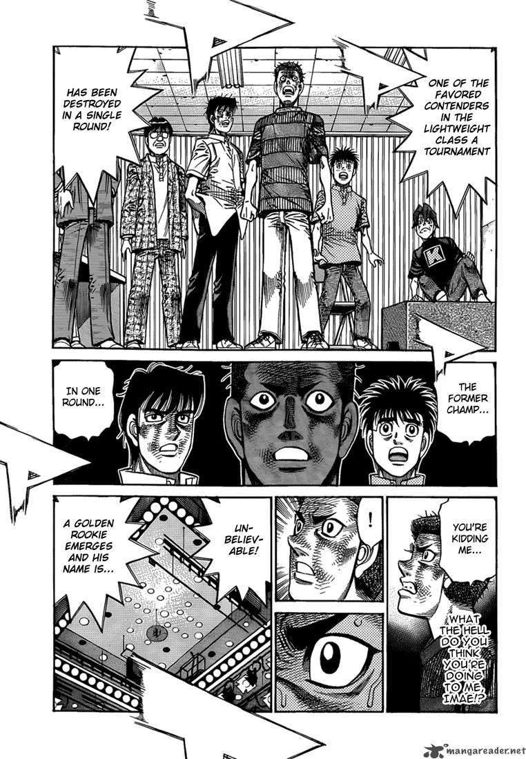 Hajime no Ippo Chapter 912 page 13 - Chapter 912 : An "Imposing" Reunion