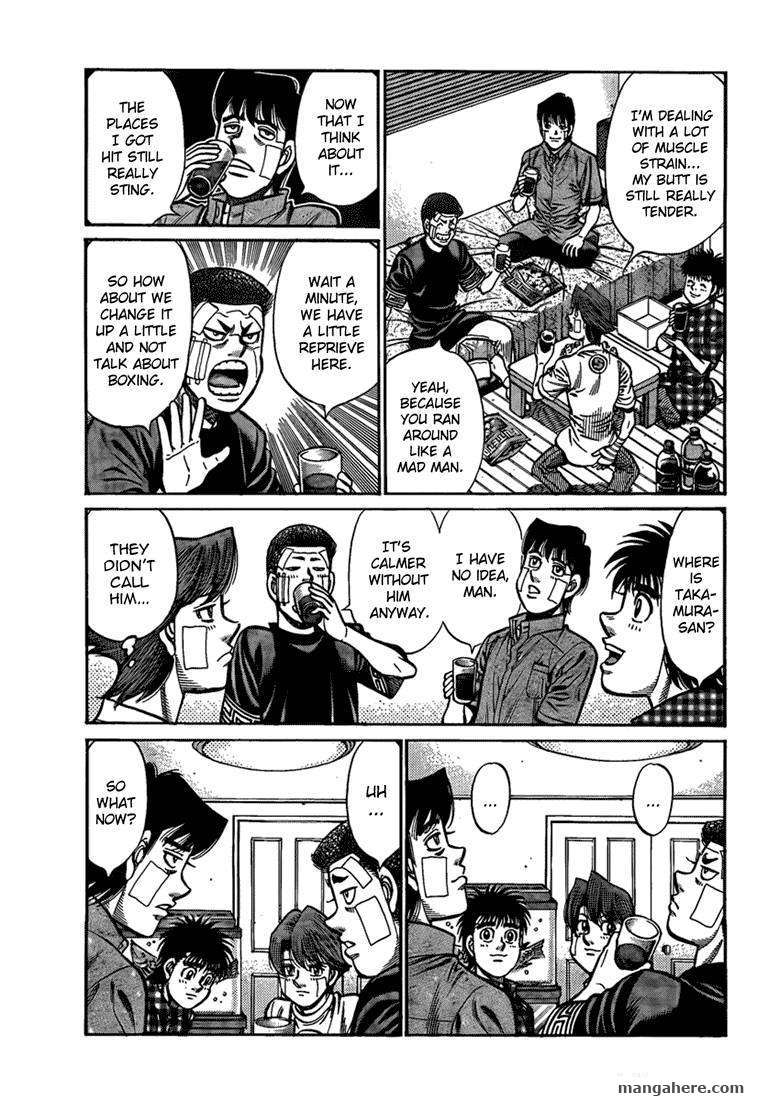 Hajime no Ippo Chapter 913 page 5 - Chapter 913 : Boy Talk