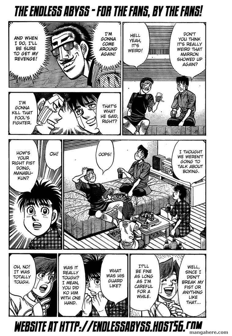 Hajime no Ippo Chapter 913 page 6 - Chapter 913 : Boy Talk