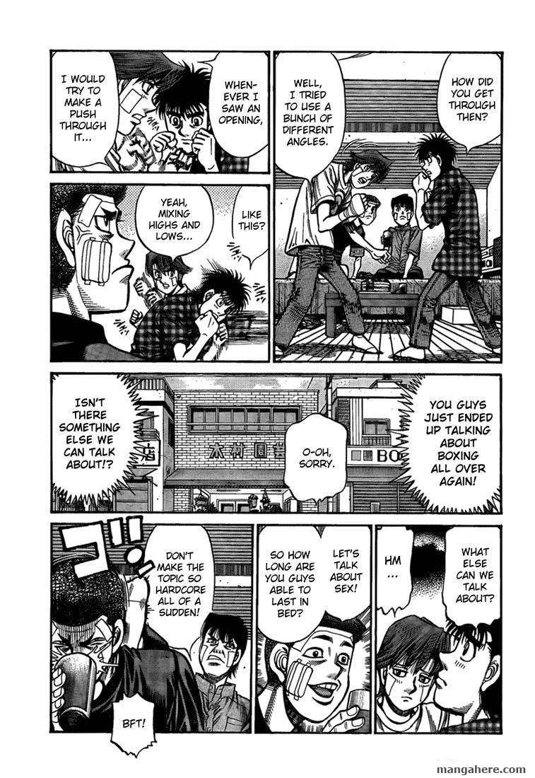 Hajime no Ippo Chapter 913 page 7 - Chapter 913 : Boy Talk