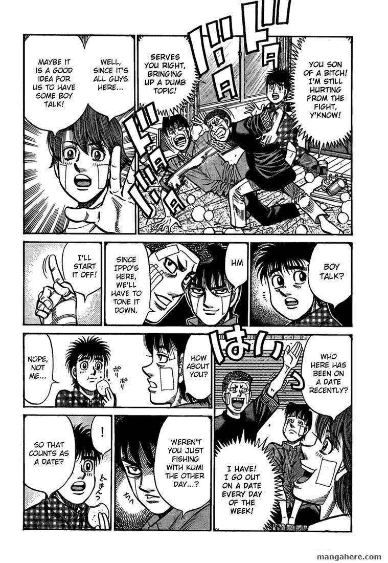Hajime no Ippo Chapter 913 page 8 - Chapter 913 : Boy Talk