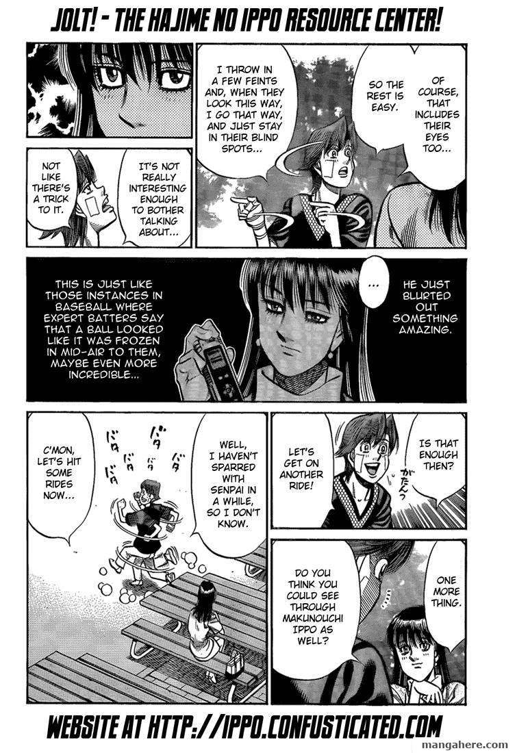Hajime no Ippo Chapter 914 page 12 - Chapter 914 : Date Date Date