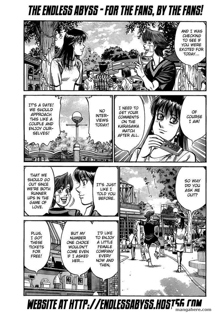 Hajime no Ippo Chapter 914 page 7 - Chapter 914 : Date Date Date
