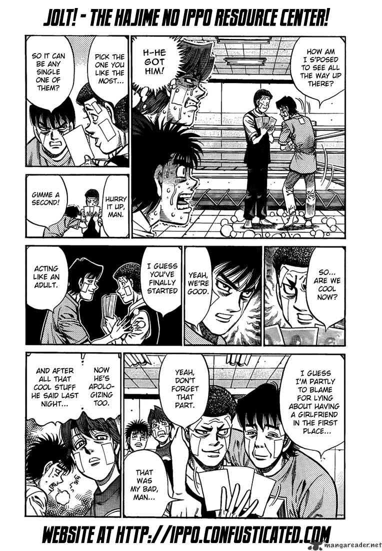 Hajime no Ippo Chapter 915 page 12 - Chapter 915 : Forecast Rain of Blood
