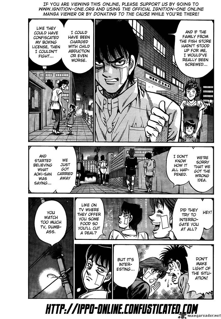 Hajime no Ippo Chapter 915 page 3 - Chapter 915 : Forecast Rain of Blood