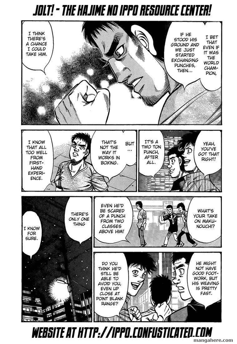 Hajime no Ippo Chapter 916 page 13 - Chapter 916 : A Conspicuous Challenger