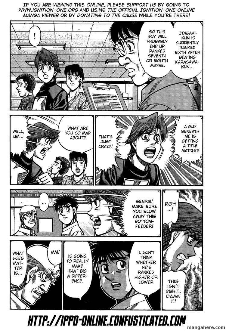 Hajime no Ippo Chapter 916 page 4 - Chapter 916 : A Conspicuous Challenger