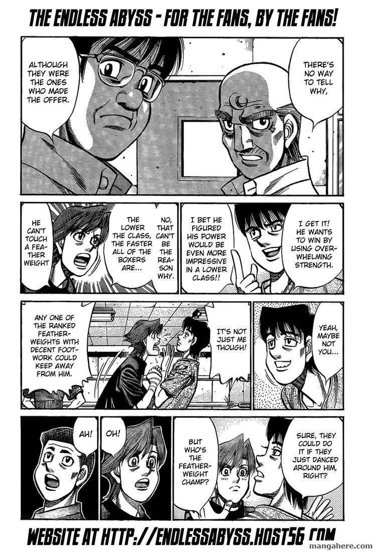 Hajime no Ippo Chapter 916 page 8 - Chapter 916 : A Conspicuous Challenger