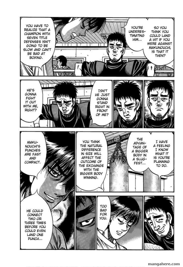 Hajime no Ippo Chapter 917 page 11 - Chapter 917 : Looking Down