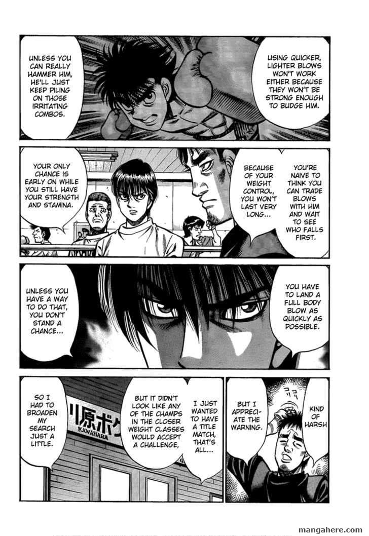 Hajime no Ippo Chapter 917 page 12 - Chapter 917 : Looking Down