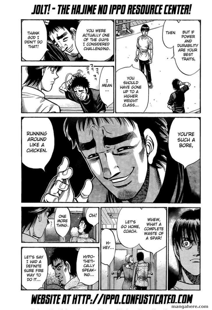 Hajime no Ippo Chapter 917 page 13 - Chapter 917 : Looking Down