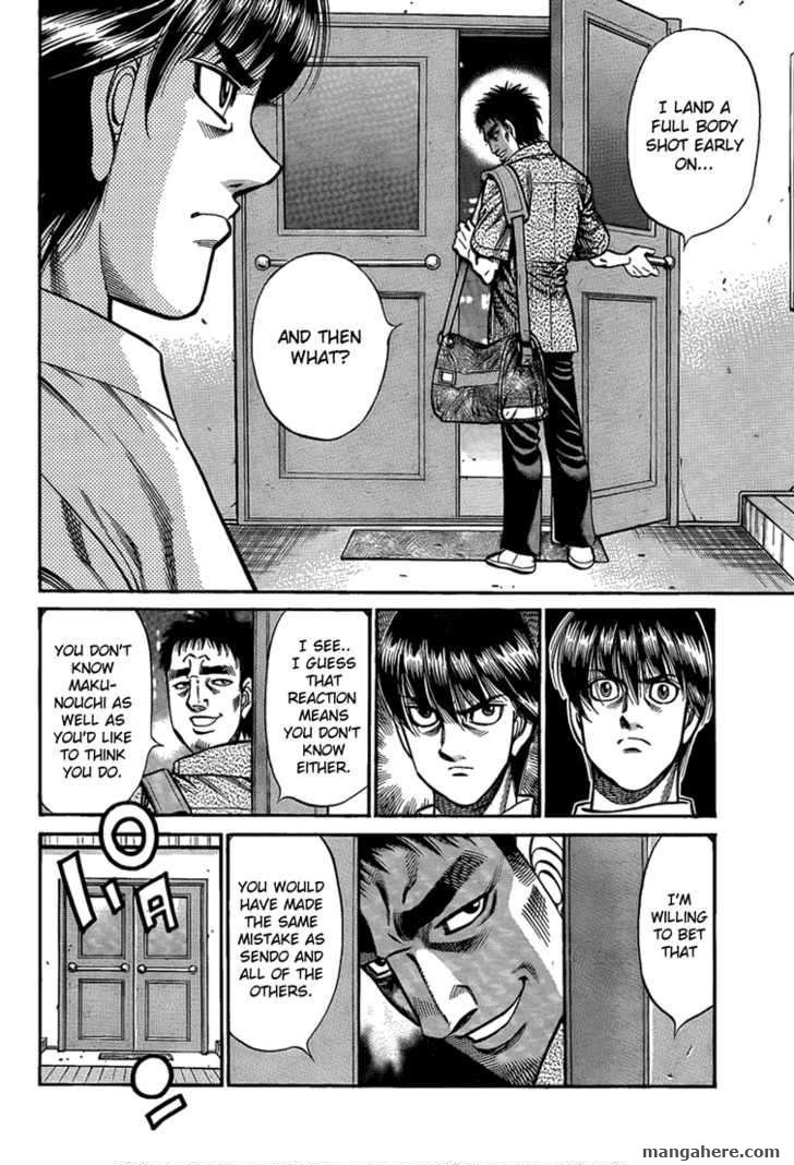 Hajime no Ippo Chapter 917 page 14 - Chapter 917 : Looking Down