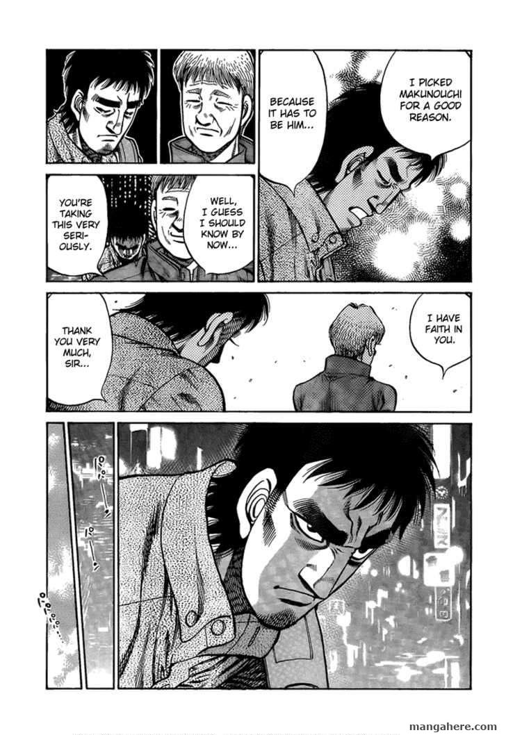 Hajime no Ippo Chapter 917 page 17 - Chapter 917 : Looking Down