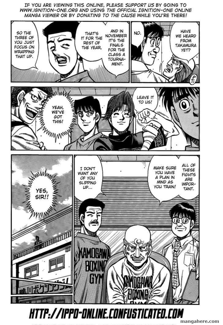 Hajime no Ippo Chapter 917 page 2 - Chapter 917 : Looking Down