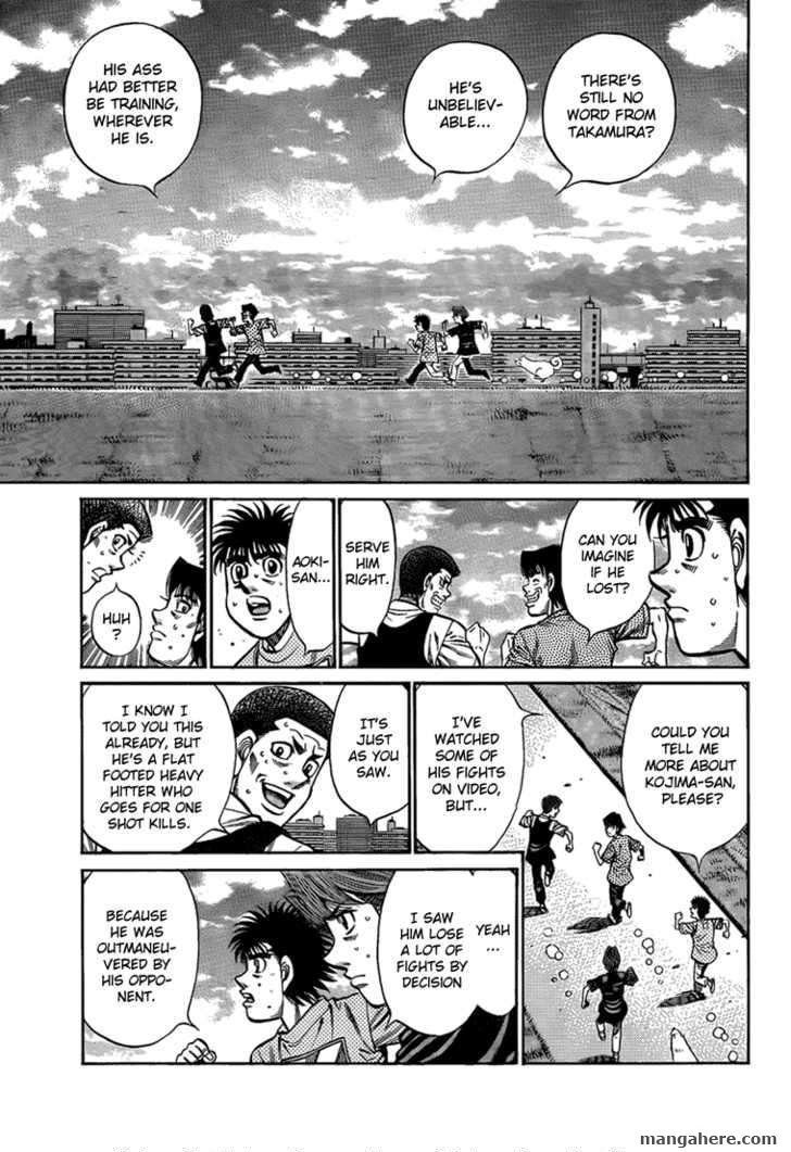 Hajime no Ippo Chapter 917 page 3 - Chapter 917 : Looking Down