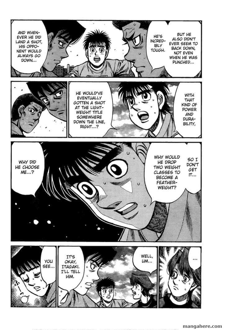 Hajime no Ippo Chapter 917 page 4 - Chapter 917 : Looking Down