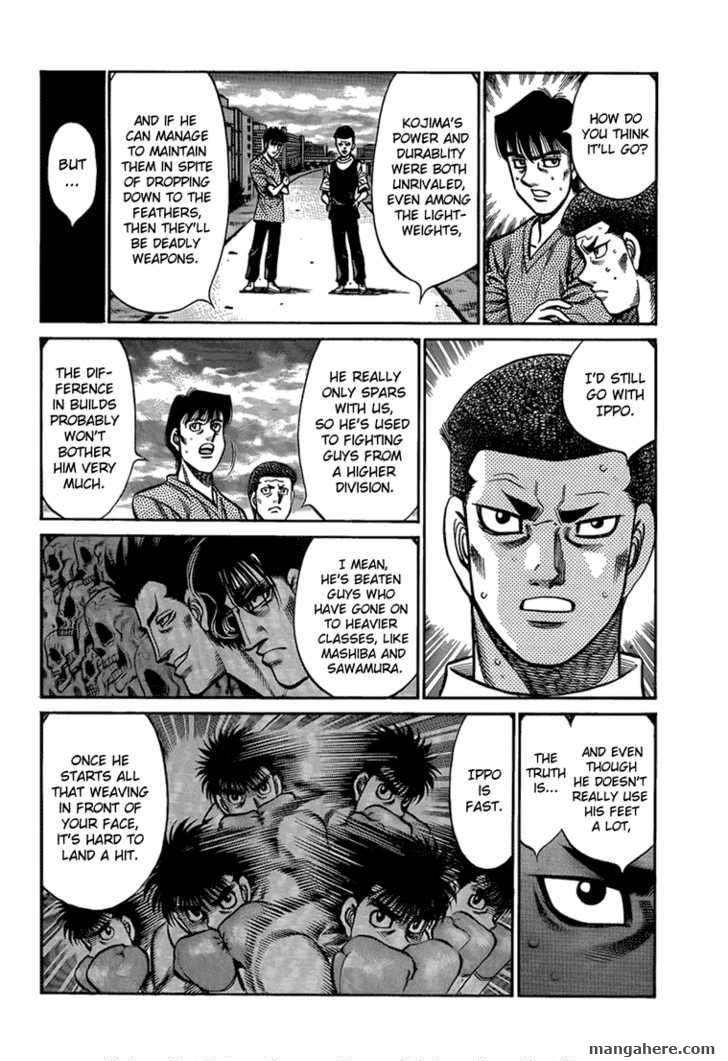 Hajime no Ippo Chapter 917 page 6 - Chapter 917 : Looking Down