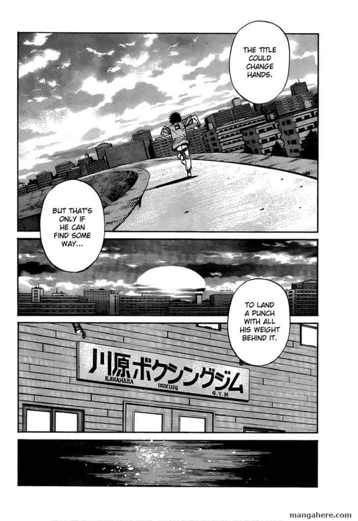 Hajime no Ippo Chapter 917 page 8 - Chapter 917 : Looking Down