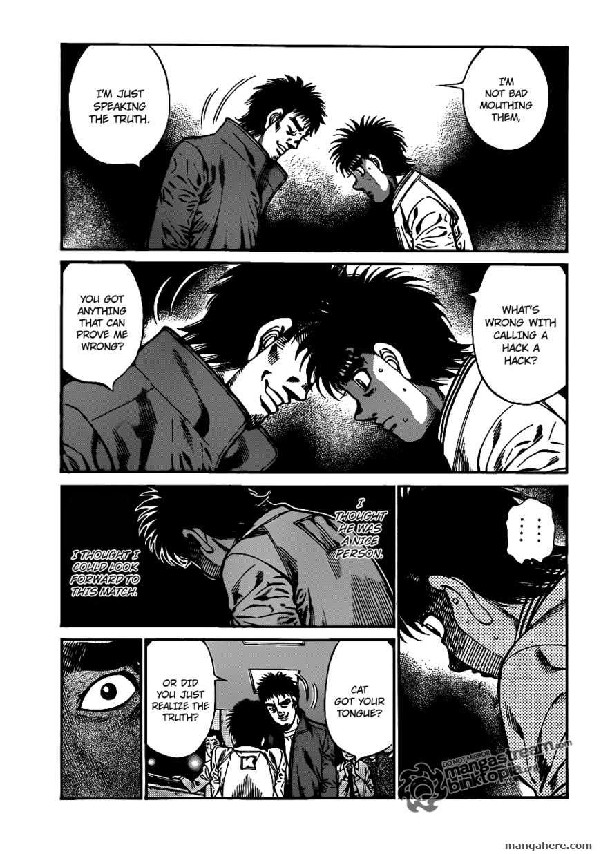 Hajime no Ippo Chapter 919 page 10 - Chapter 919 : Weak, Small, with Bad Punches