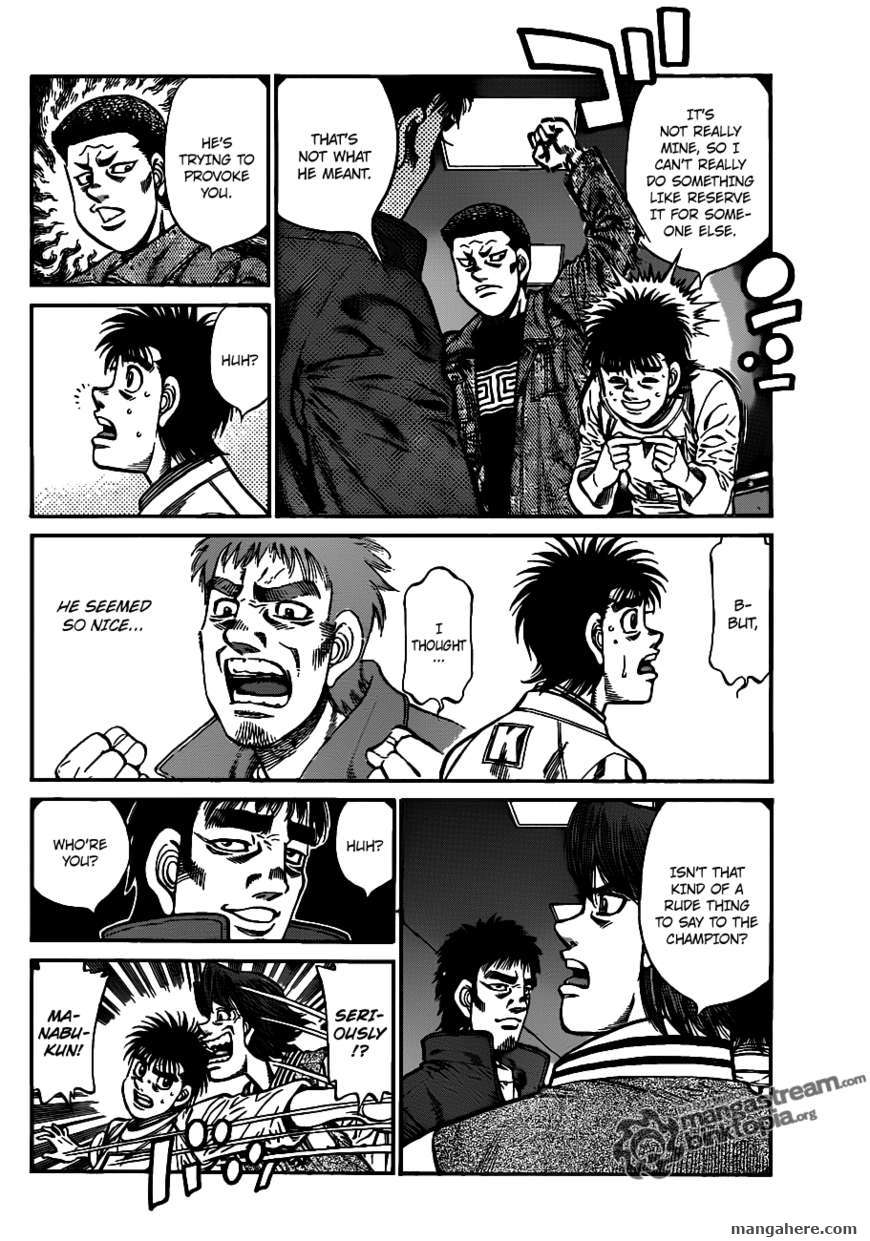 Hajime no Ippo Chapter 919 page 3 - Chapter 919 : Weak, Small, with Bad Punches