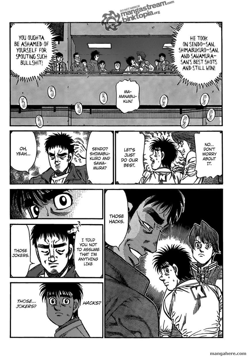 Hajime no Ippo Chapter 919 page 7 - Chapter 919 : Weak, Small, with Bad Punches