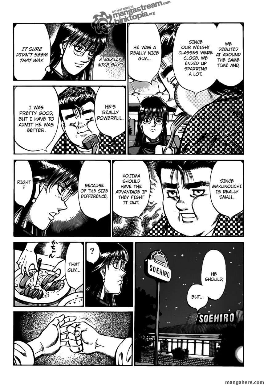 Hajime no Ippo Chapter 920 page 15 - Chapter 920 : The Challenger's Mystery