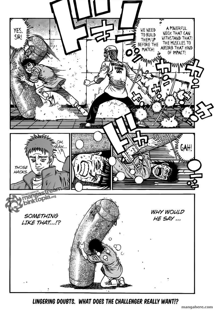 Hajime no Ippo Chapter 920 page 19 - Chapter 920 : The Challenger's Mystery