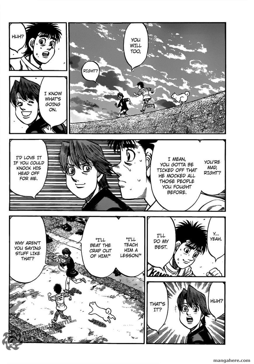 Hajime no Ippo Chapter 920 page 3 - Chapter 920 : The Challenger's Mystery