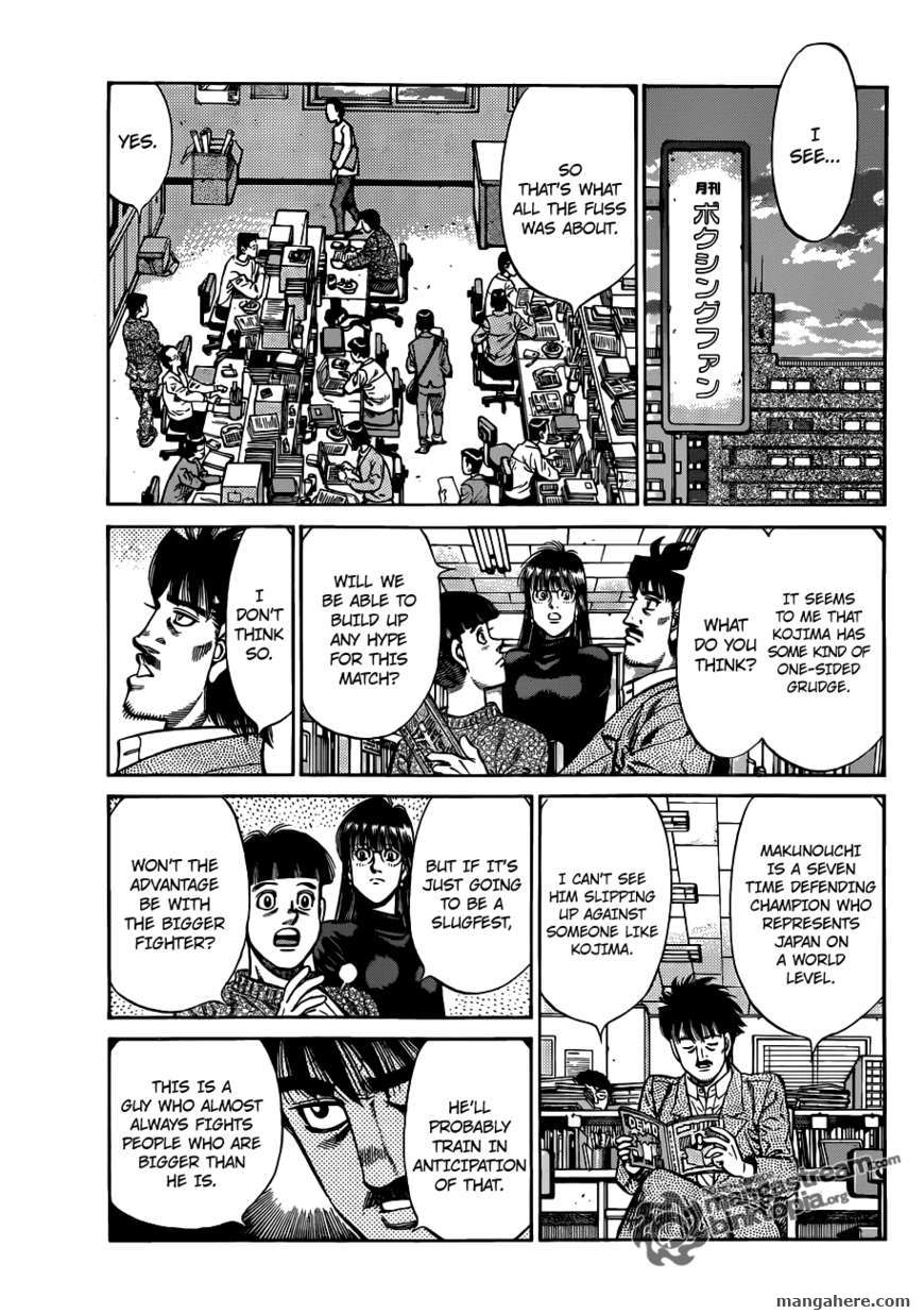 Hajime no Ippo Chapter 920 page 8 - Chapter 920 : The Challenger's Mystery
