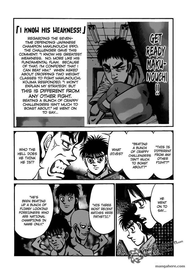 Hajime no Ippo Chapter 921 page 10 - Chapter 921 : A Little Too Much