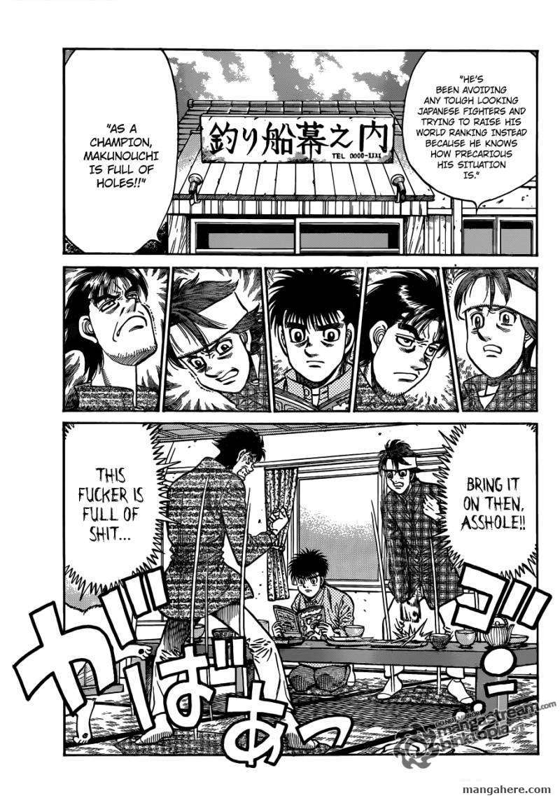 Hajime no Ippo Chapter 921 page 11 - Chapter 921 : A Little Too Much