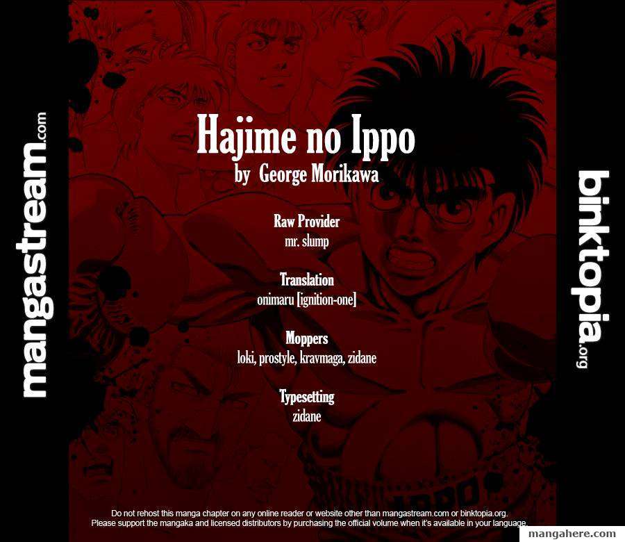 Hajime no Ippo Chapter 921 page 19 - Chapter 921 : A Little Too Much