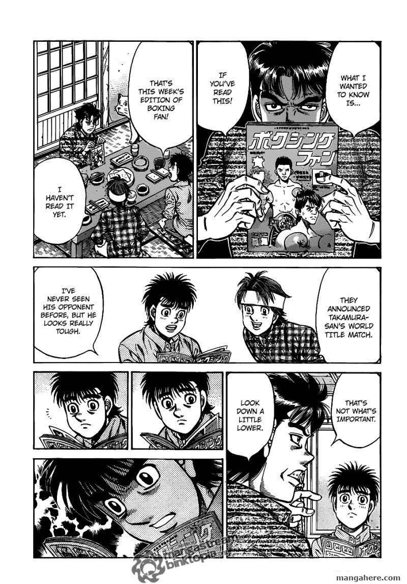 Hajime no Ippo Chapter 921 page 9 - Chapter 921 : A Little Too Much