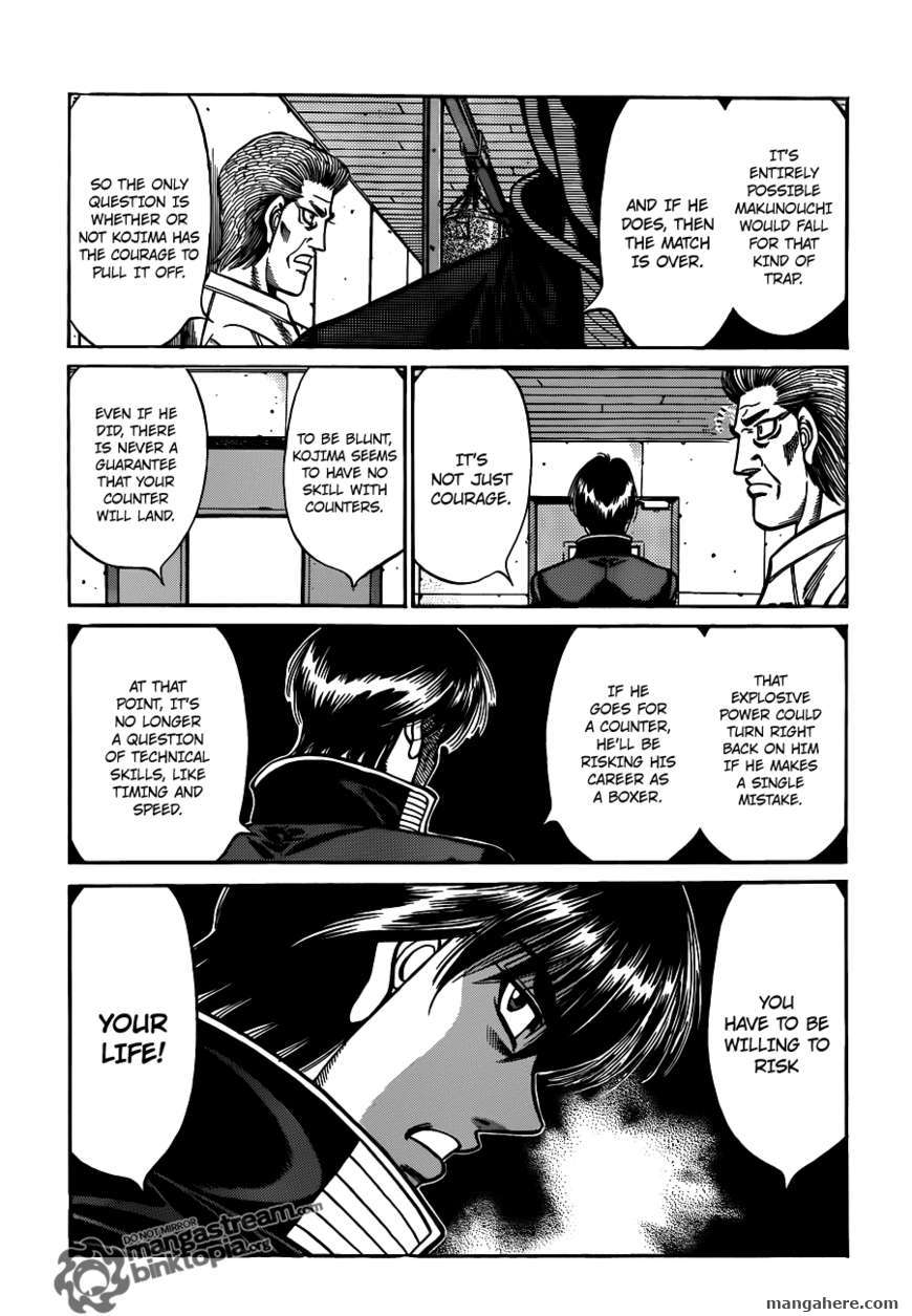 Hajime no Ippo Chapter 922 page 14 - Chapter 922 : Kojima's Weapon