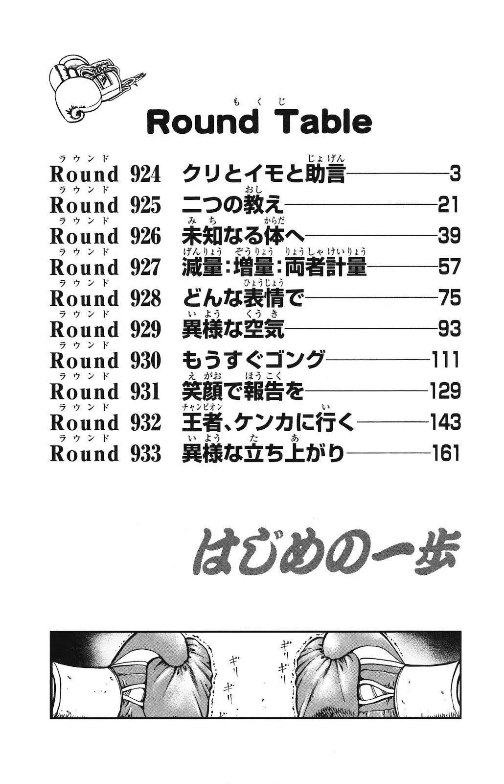 Hajime no Ippo Chapter 924 page 4 - Chapter 924 : Chestnuts, Potatoes, and Advice