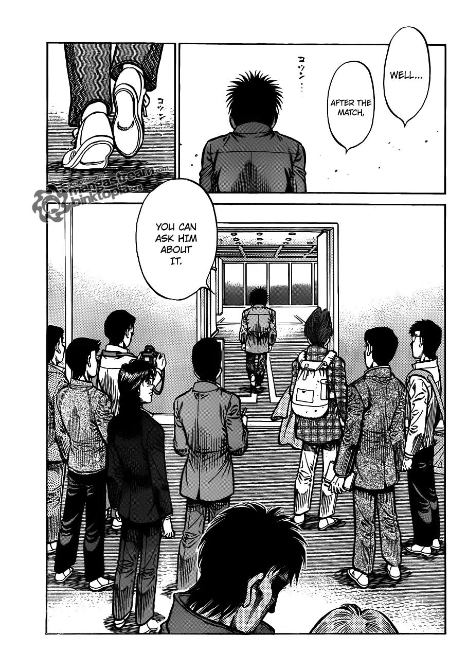 Hajime no Ippo Chapter 928 page 11 - Chapter 928 : What Kind of Expression