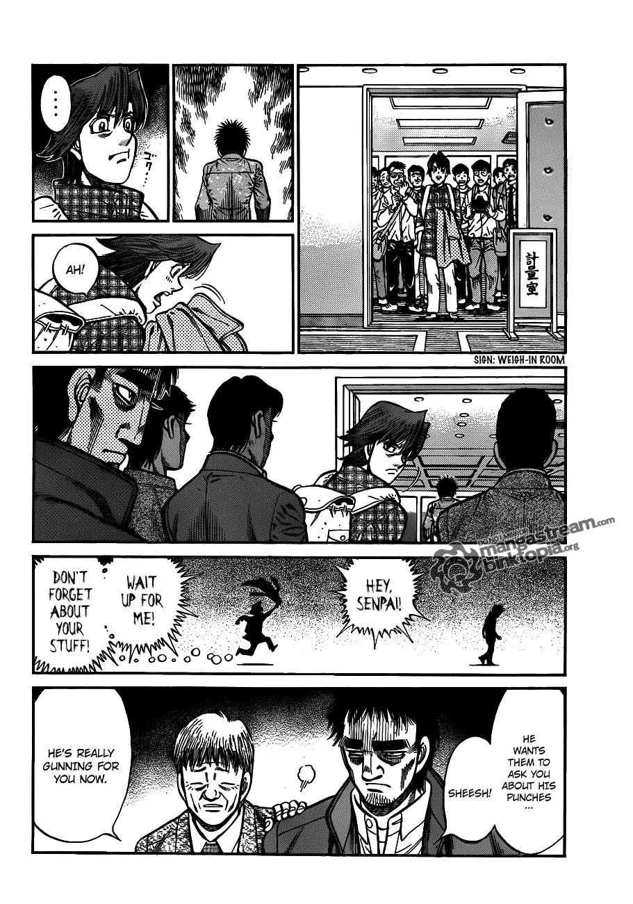 Hajime no Ippo Chapter 928 page 12 - Chapter 928 : What Kind of Expression