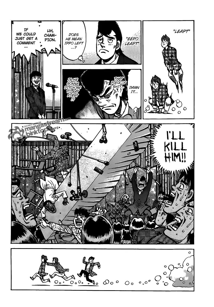 Hajime no Ippo Chapter 928 page 15 - Chapter 928 : What Kind of Expression